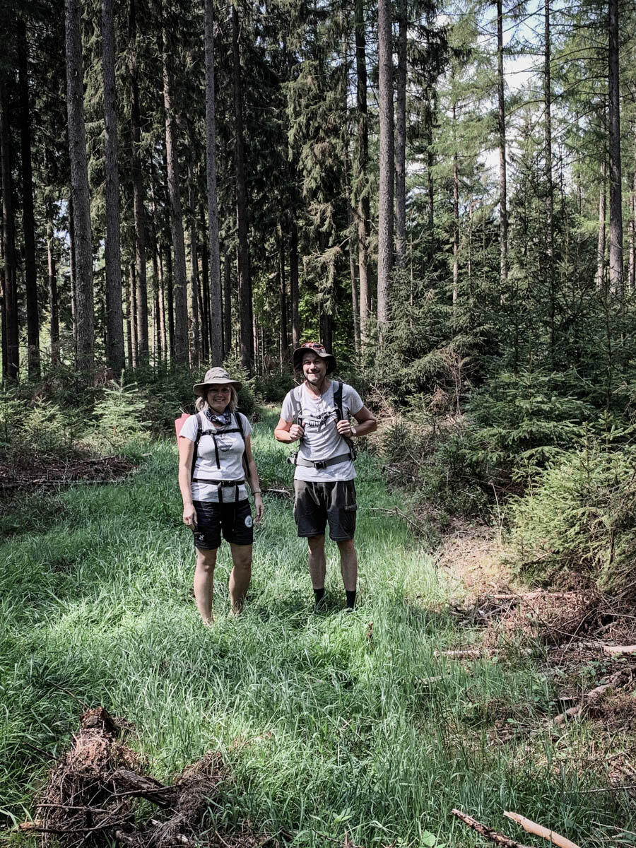 Walbaden im Heilbronner und Hohenloher Wald