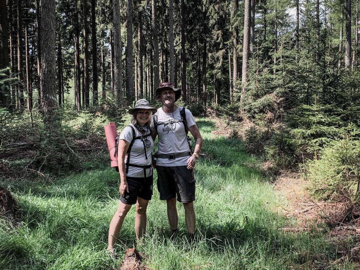 Waldbaden mit Jochen und Andrea Hahn aus Eberstadt / Heilbronn